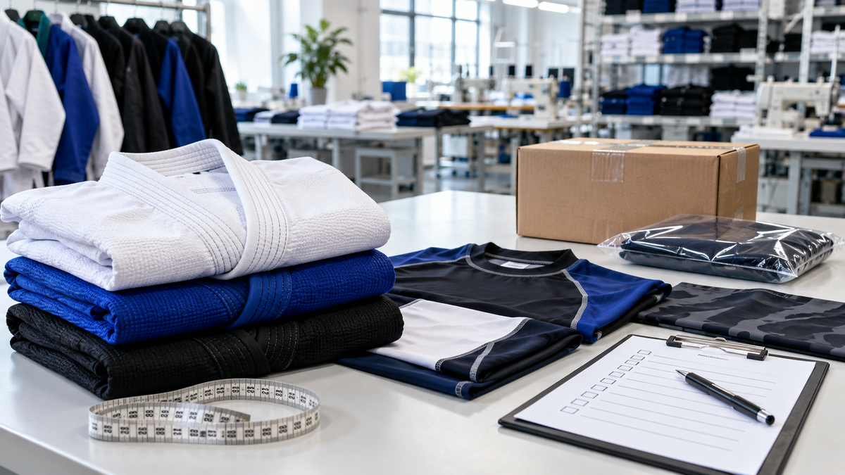 Custom BJJ gear quality inspection and after-sales service by BLITZFIGHT