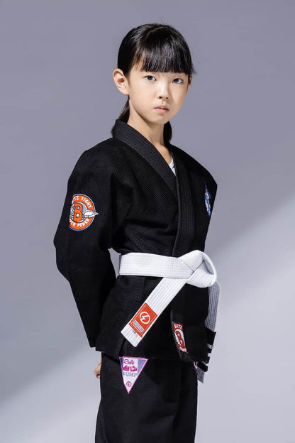 BLITZ Kids Super Power BJJ Gi: Courage & Confidence for Young Heroes