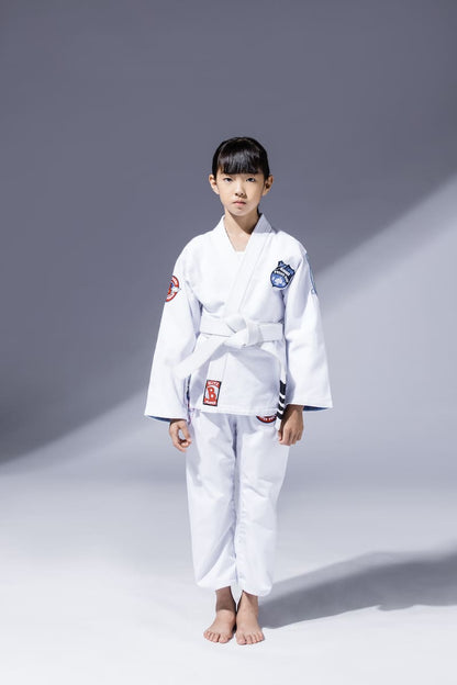 BLITZ Kids Super Power BJJ Gi: Courage & Confidence for Young Heroes