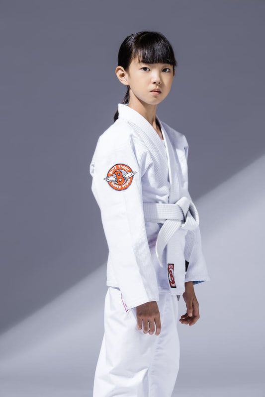 BLITZ Kids Super Power BJJ Gi: Courage & Confidence for Young Heroes