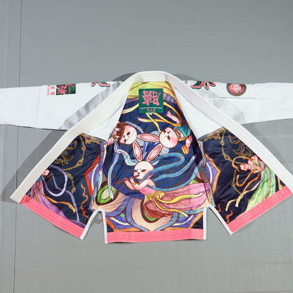 ZHAN Women's Year of the Rabbit BJJ Gi: Embrace Tradition & Elegance