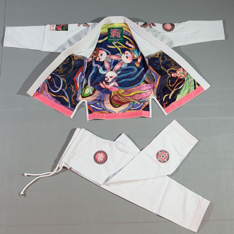 ZHAN Women's Year of the Rabbit BJJ Gi: Embrace Tradition & Elegance