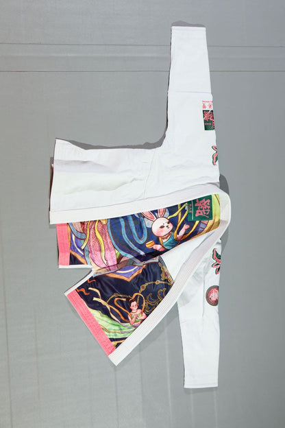 ZHAN Women's Year of the Rabbit BJJ Gi: Embrace Tradition & Elegance