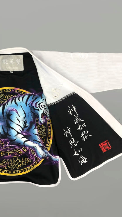 ZHAN White Tiger BJJ Gi: Embrace the Protective Spirit